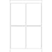 Box Partners LL130 4 x 6 in. White Rectangle Laser Labels - Pack of 400