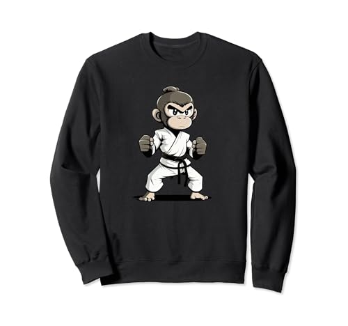 Una scimmia combattente di Karate del Regno di Ryukyu e Okinawa. Un divertente regalo di Karate per il marito, la moglie o i bambini.
