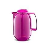 ROTPUNKT Isolierkanne 660 KARIN 1,0 l | Zweifunktions-Drehverschluss | BPA-frei - gesundes trinken | Made in Germany | Warm + Kalthaltung | Glaseinsatz | raspberry