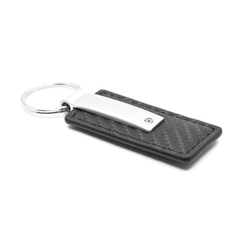 Au-Tomotive Gold, Inc. Officially Licensed Black Carbon Fiber Texture Leather Key Chain For Ford Raptor #TOP2