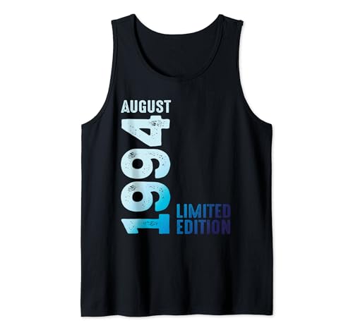 Agosto 1994 Año 1994 Retro 1994 Vintage Edición Limitada Camiseta sin Mangas