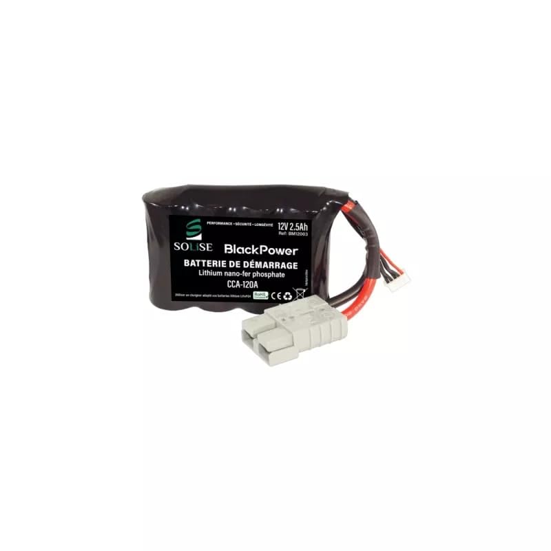 SOLISE Batterie Moto SOLISE LiFePO4 BM12003 12V 120A