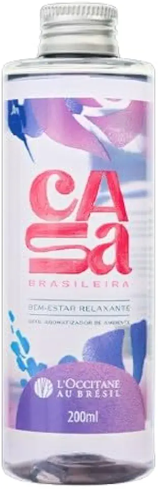 L'Occitane au Brésil Casa Brasileira Refil Aromatizador de Ambiente Bem-Estar Relaxante, Fragrância Cítrica Aromática, 200ml