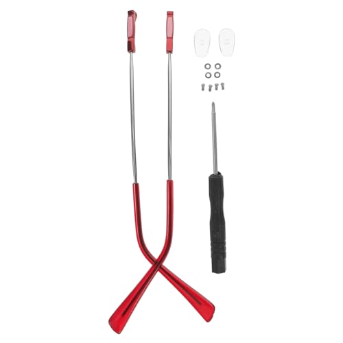 1 ペア メガネアクセサリー 交換用メガネフレームテンプル メガネテンプル交換 形のサングラス 眼鏡パーツ メガネリテーナー メガネ腕足 眼鏡の腕 眼鏡寺 金属 HOMOCONO