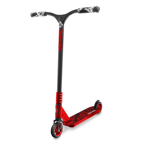 Patinete de Acrobacias Ripper Bloody Red – Scooter Freestyle Pro con Ruedas 110 mm, Rodamientos ABEC 9 y Deck de Aluminio 6061‑T6