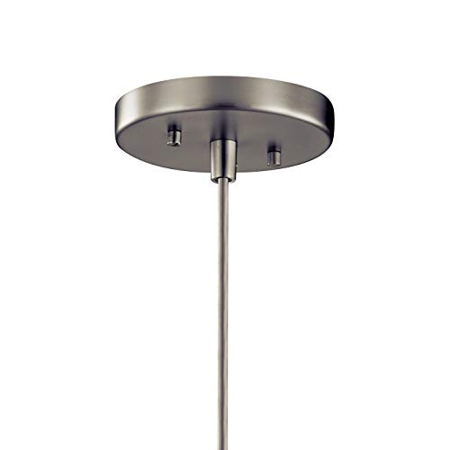 Kichler Avery 9.25" 1 Light Wall Sconce With Clear Seeded Glass Brushed Nickel #TOP4