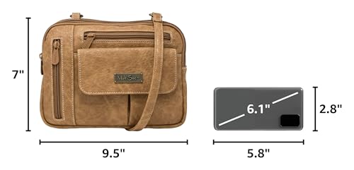 Image of MultiSac Zippy Triple Compartment Crossbody Bag