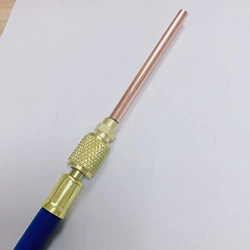 Refrigerator Freon Recharge Hose Kit-R134A R12 R22 Fridge Recharge Tool Kit With 2 Bpv31 Bullet Piercing Tap Valves,1 R134A Self-Sealing Adapter, For Refrigerator Refrigerant Refilling (White-Style 1) #TOP5