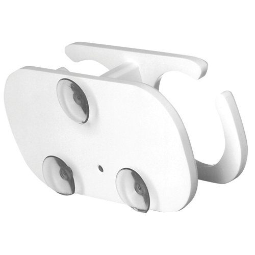 Taco Metals Taco 2-Drink Poly Cup Holder W/Suction Cup Mounts - White