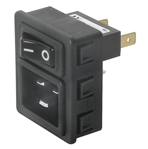 6136.0137.0210, AC Power Entry Modules 16A/250VAC 50Hz Panel Mount