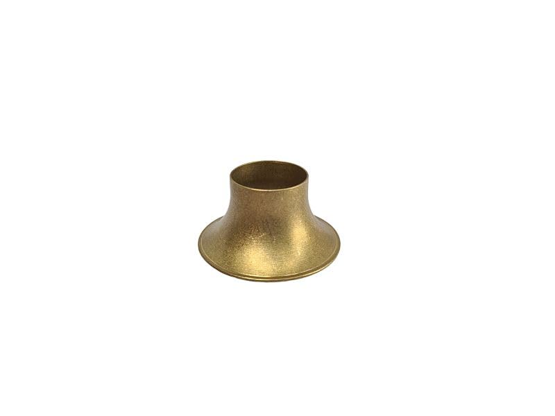 Steirische Harmonika Basstrichter 12 Stück – 33 mm aus Altmessing – Ersatztrichter für Bässe bei Harmonika & Akkordeon – langlebig, klangstark & passgenau – ideal für Reparatur & Instrumentenbau