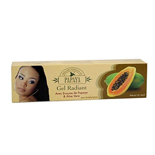 Papaya Brightening Gel 30g - Dark Brown Spots Remover, Skin Lightening and Brightening Properties, with Papaya, Alpha Arbutin Complex and Aloe Vera