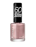 Rimmel 60 Seconds Super Shine Nail Polish, Ethereal, Quick-Dry Nail Polish, Ultra-Shiny Finish, Easy to Apply, Vibrant Colour, Long-Wearing, Clean and Improved Formula, Vegan, 8ml