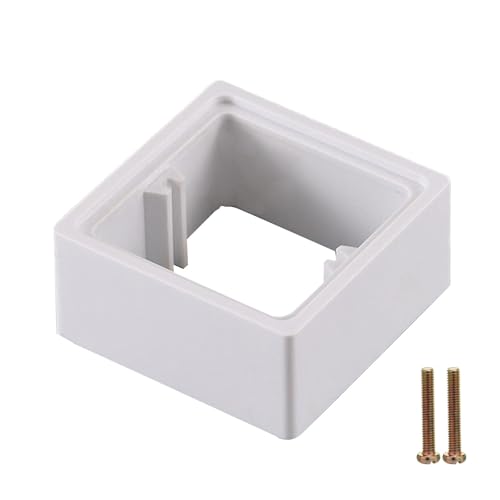 Electric Box Extender with Screws Single Socket Spacer Single Gang Receptacle Outlet Box Extenders Easy to Use Single Socket Spa