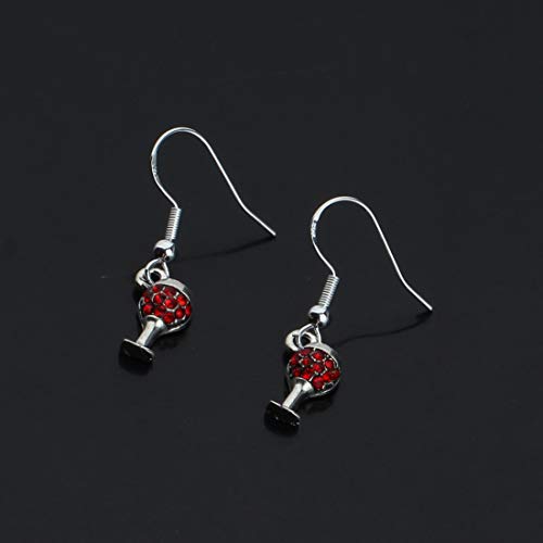 CENWA Tiny Red Wine Earrings Wine Drinker Enthusiast Jewelry Wine Lover Gift for Her4