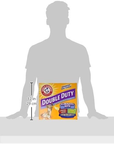 Arm & Hammer Cat Litter, Double-Duty, Clumping, 20-Lbs. Cat Litter/Pan