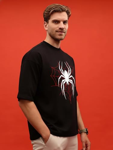 Image of Stylish Oversize T-Shirt for Men | Round Neck Printed Oversize T-Shirt