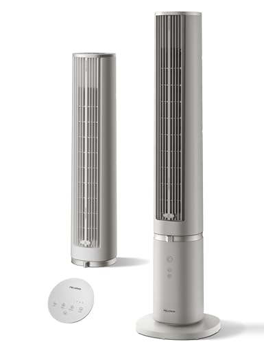 Image of PELONIS 40-Inch Tower Fan for Bedroom, Fan That Blows Cold Air, Oscillating Fan with Innovative Washable Design, 2000 CFM, 28ft /s Airflow, 4 Speeds + 2 Modes, 90 Oscillation, 23dB Quiet