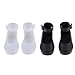 perfeclan 1 Sandali con Tacco Alto per Bambole in Scala 4 per 45 Cm Dollfie BJD Dolls Accessorio per Abbigliamento Bianco E Nero