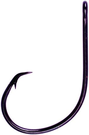 Lazer Sharp L702G-2 Circle Non-Offset Hook, 10 Piece (Black)