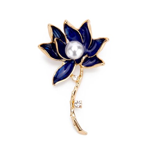 Image of wynameleri Women Brooches and Pins Flower Fashion Rhinestone Pin Gold Decorative Pins for Ladies Men