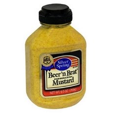 Silver Spring Beer N Brat Mustard 18x 9.5Oz