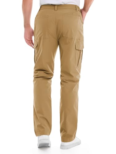 mens cargo pants ripstop water resistant breathable quick dry tactical hiking work outdoor fishing pants 9 pockets