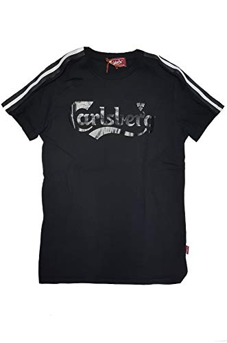Carlsberg CBU3571 - Camiseta de manga corta, color negro Negro
 M