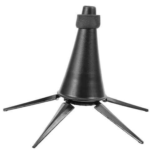 SHOWERORO Portable Clarinet Stand Abs Metal Cotton 5-leg Holder for Wind Instrument