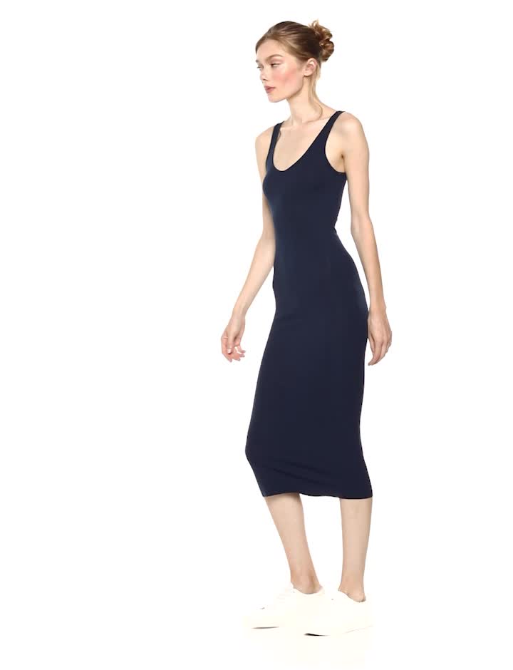 Enza Costa Womens Rib Tank Dress : Amazon.ca: Clothing, Shoes \u0026 Accessories