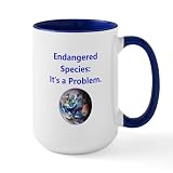 CafePress Endangered Species Its A Problem Mugs 15 oz (444 ml) Ceramic Coffee Mug
