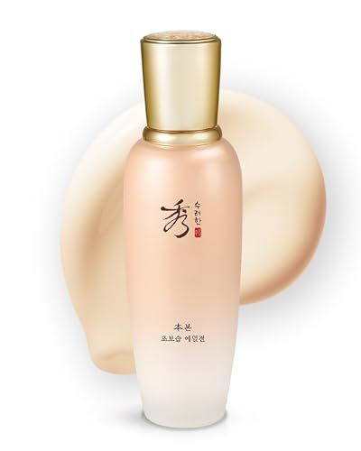 Sooryehan Bon Extra Moisture Emulsion (130ml /4.39 Fl Oz) - Korean Skincare, Luxury Premium High-end Moisture Emulsion Lotion by LG BEAUTY. Lightweight but Nourishing,
