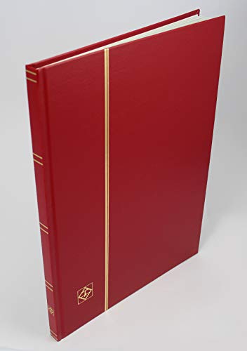 Lighthouse 8/16 White Page Stockbook/Stamp Album (Red)