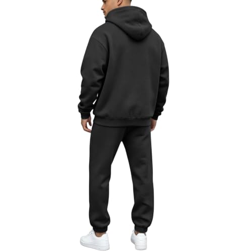 Jogging Suits for Men Fleece Hoodies Workout Pants Jogger Track Suits - image 6