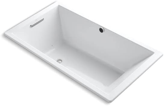Kohler K-1173-GH-0 Underscore Rectangle Bathtub, White