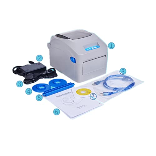 Image of General Express Waybill Product Price Barcode QR Code Sticker Width 40-108mm Logistics Shipping Label Thermal Printer(USB)