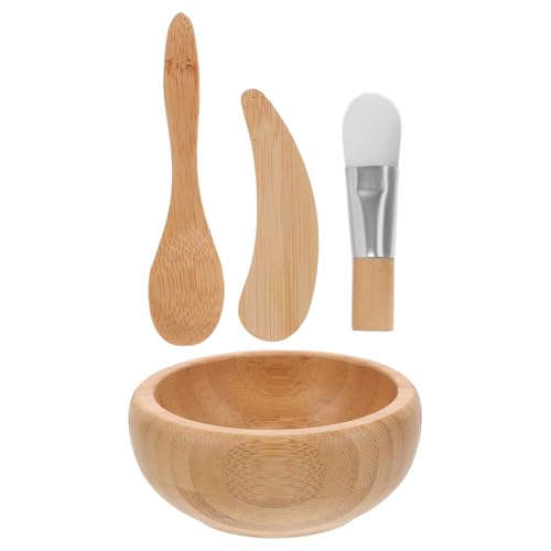 HEATSHAKING Maskenschalen Satz Mit Rührstab Löffel Und Pinsel Selbstgemacht Maskenmischwerkzeug Für Tragbares Hautpflege Satz Für Frauen Salonbedarf Für Hause