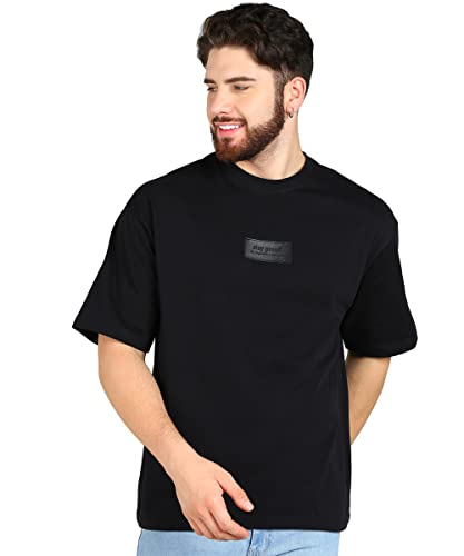 Alan Jones Clothing Men’s Solid Premium Heavy Gauge Cotton Oversized T-Shirt