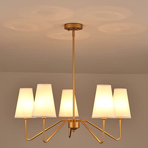 Mhytogn Modern Antique Brass Brush Paint Finish Chandelier thumb #7