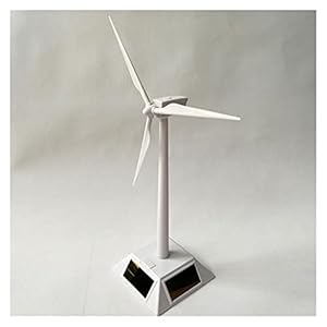 turbina eólica, Mini conducción solar modelo de turbina eólica Mini juguete solar Mini Generador de turbinas de viento Modelo Molino de viento con energía solar, Funcionamiento suave