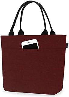 Aosbos Lunch Bag Insulated Lunch Bags for Women 10L Leak-Proof Lunch Tote Bag Reusable Thermal Handbag Food Tote Cooler Bag for Ladies Girls Adults Work School Beach Picnic, Green Leaves