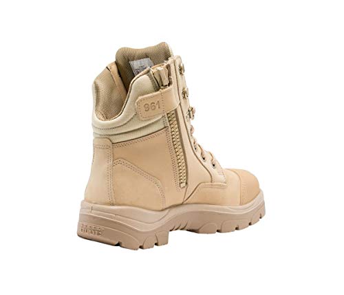 Steel Blue Men's Southern Cross Zip Steel Toe Boot, Sand #TOP4