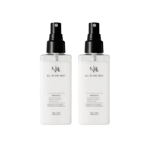 NULL オールインワンミスト 化粧水 メンズ 保湿 スプレー 男 スキンケア 乳液 美容液 80日分 80ml (薬用オールインワンミスト2本セット)の商品画像（Amazon）