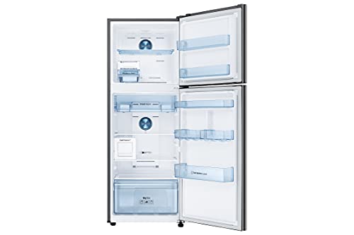 Image of Samsung 336 L 3 Star Inverter Frost Free Double Door Refrigerator Appliance (RT37A4633SL /HL, Real stainless, 2022 Model)