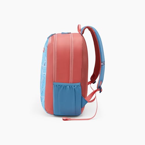 Image of American Tourister Neo 4.0 | 29 Ltrs | 2 Compartments | Bottle Pocket | Ergonomic Padded Back Panel & Shoulder Straps | School Backpack for Boys & Girls | 1 Year International Warranty | Coral