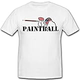 Big Game Paintball Logo Gotscha Spiel Szenario- T Shirt #4343, Größe:5XL, Farbe:Weiß