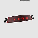 BERN Light USB Eclairage Casque de vélo Mixte, Rouge, Taille Unique