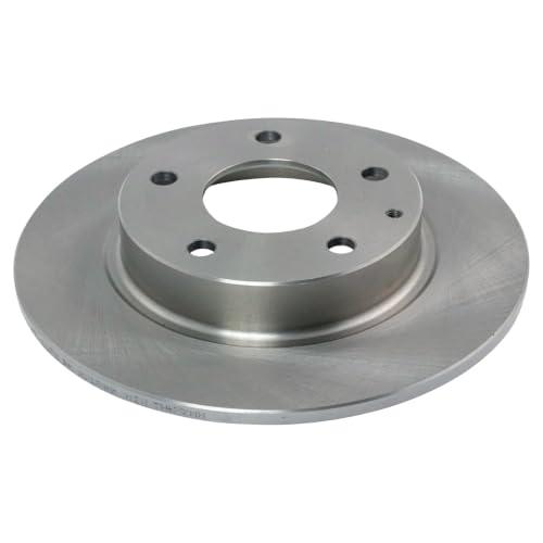 Image of TRQ Rear Ceramic Brake Pad and Rotor Set | For 2015-2016 Mazda 3 2014 Mazda 3 Japan Built Models 1st VIN Digit J