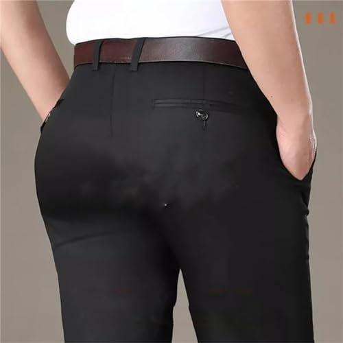 Moonighty Men's High Stretch Classic Pants, Men's Modern-Fit Comfort Stretch Performance Pant Classic Pants4
