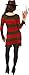 Rubies A Nightmare on Elm Street: Freddy Krueger Costume for Adults, Women's Medium